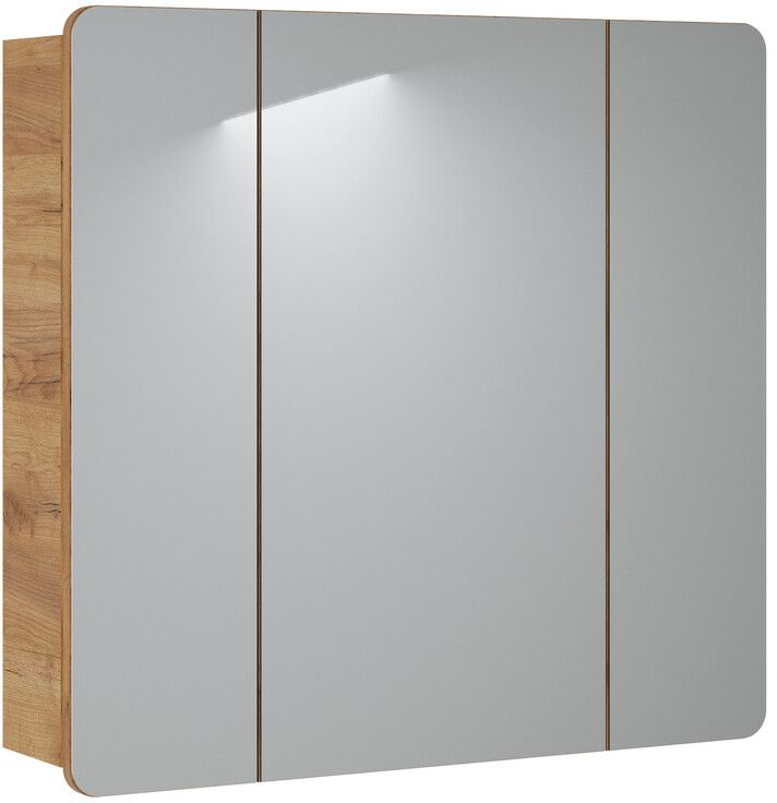 Comad Aruba armario 80x16x75 cm con espejo roble ARUBA 843 -80CM FSC