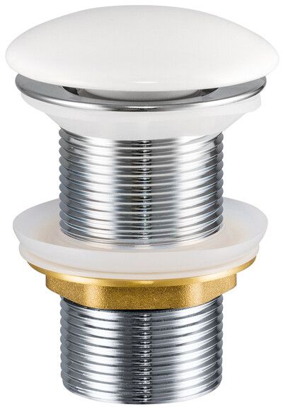 Comad tapón para lavabo blanco CLICK-CLACK T201-3
