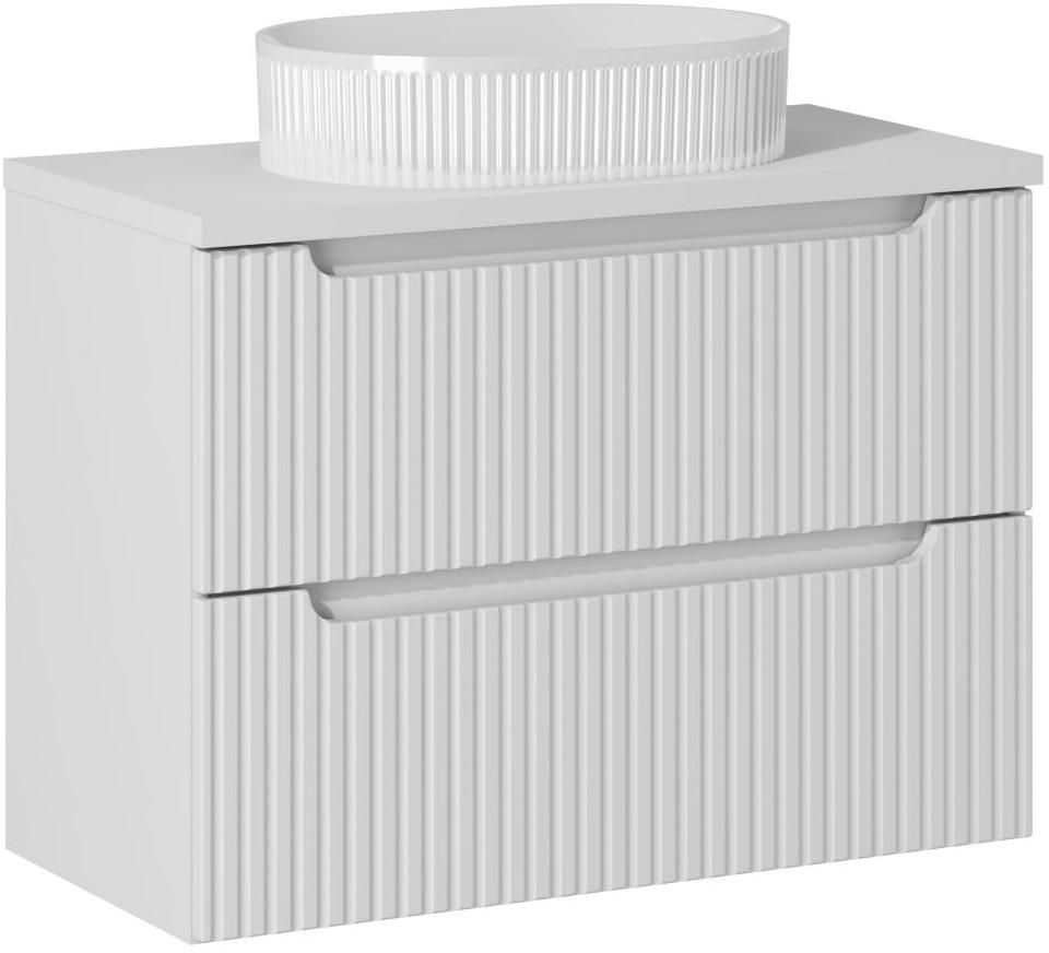 Conjunto armario Comad Nova White NOVA WHITE 82-80-2S, lavabo Comad Beyond BEYOND 5 WHITE ( E-6564 ), NOVA WHITE 89-80