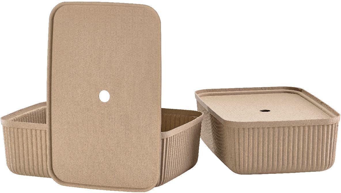 Zone Denmark Pulp recipiente para baño marrón 31776