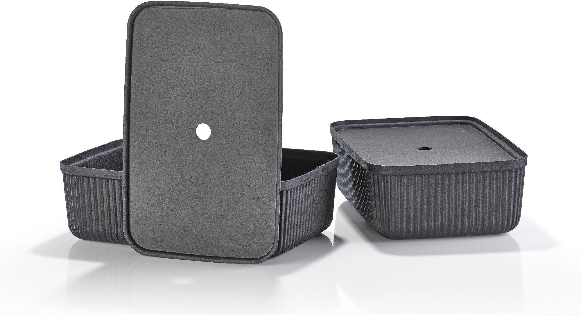 Zone Denmark Pulp recipiente para baño negro 31777