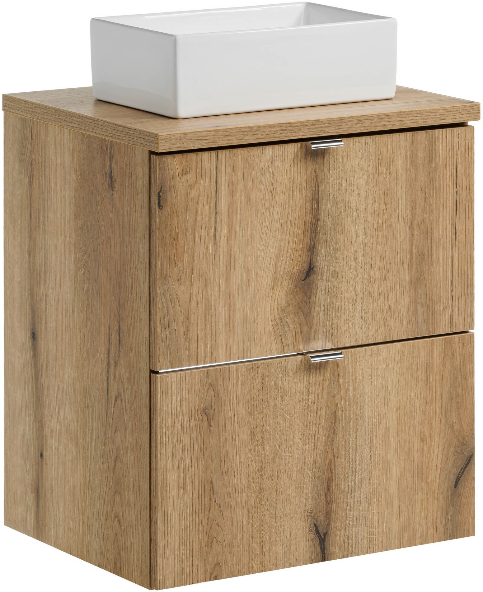 Conjunto armario Comad Nova Oak NOVA OAK A 82-50-2S, lavabo Comad Gaja UN-GAJA35-SW 78570A(35), NOVA OAK A 89-50