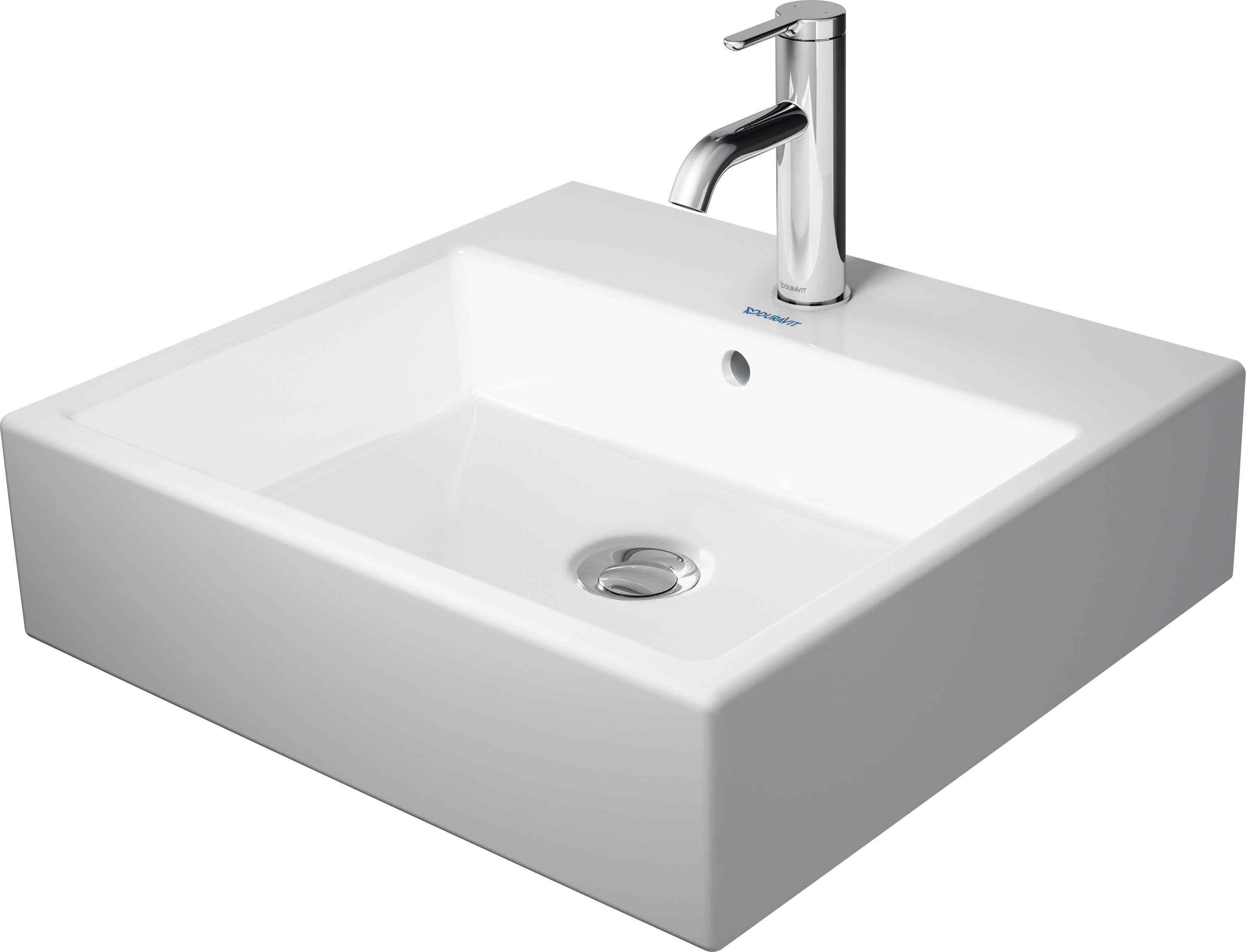 Duravit Vero Air lavabo 50x47 cm rectangular clásico-para mueble blanco 2350500028
