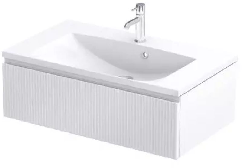 Oristo Brylant armario 79.6x45.5x25 cm suspendido, para lavabo blanco OR36-SD1S-80-2R