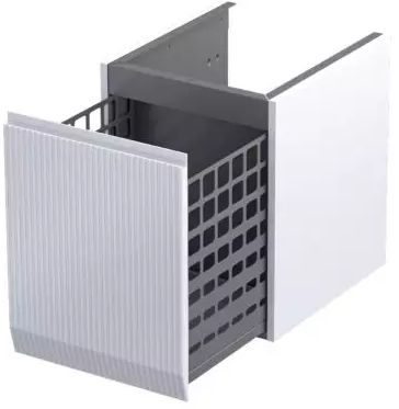 Oristo Brylant armario 40x45.5x50 cm suspendido, lateral blanco OR36-SN1S-40-2R