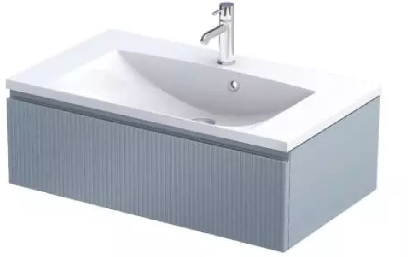 Oristo Brylant armario 79.6x45.5x25 cm suspendido, para lavabo azul OR36-SD1S-80-16R