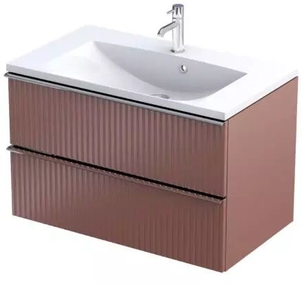 Oristo Etna armario 79.6x45.5x50 cm suspendido, para lavabo OR52-SD2S-80-19R