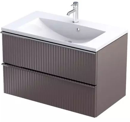 Oristo Etna armario 79.6x45.5x50 cm suspendido, para lavabo OR52-SD2S-80-21R