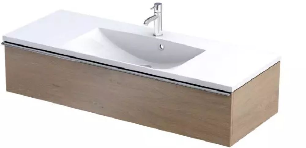 Oristo Etna armario 119.6x45.5x25 cm suspendido, para lavabo roble OR52-SD1S-120-78