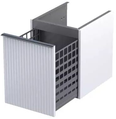 Oristo Etna armario 40x45.5x50 cm suspendido, lateral blanco OR52-SN1S-40-2R