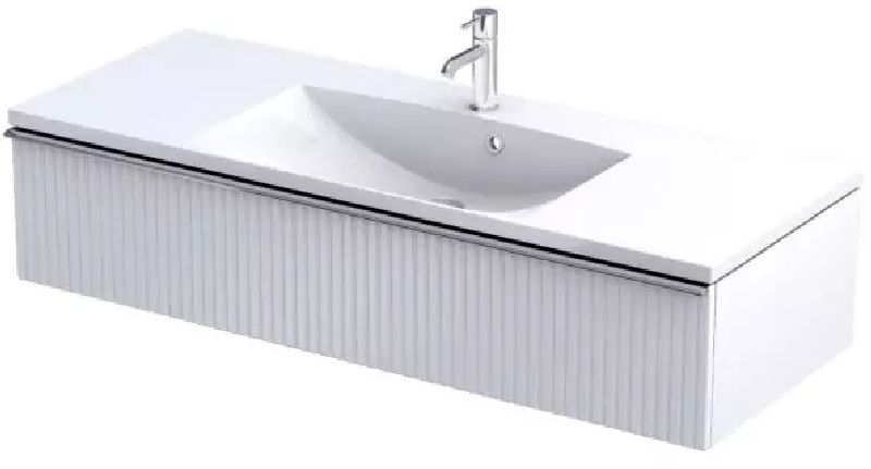 Oristo Etna armario 119.6x45.5x25 cm suspendido, para lavabo blanco OR52-SD1S-120-2R