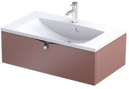 Oristo Siena armario 79.6x45.5x25 cm suspendido, para lavabo OR45-SD1S-80-19