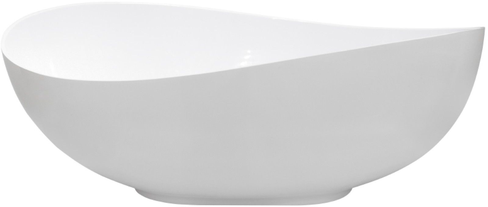 Besco Siya bañera exenta 172x100 cm oval blanco #WMMB-172SKC