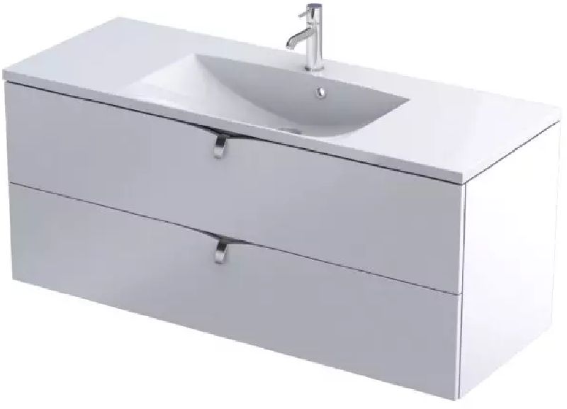 Oristo Siena armario 119.6x45.5x50 cm suspendido, para lavabo blanco OR45-SD2S-120-2