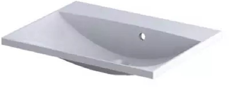 Oristo Uni lavabo 60x46.5 cm rectangular para mueble blanco UME-AM-60-92-BO