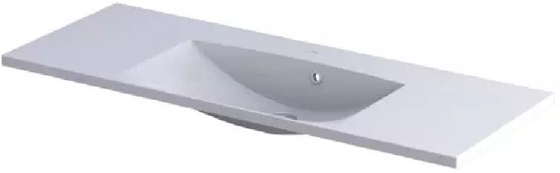 Oristo Uni lavabo 120x46.5 cm rectangular para mueble blanco UME-AM-120-92-C-BO