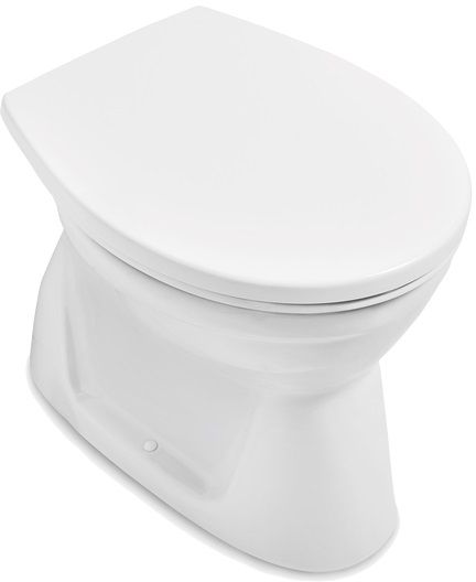 Villeroy & Boch O.Novo taza de inodoro de pie sin reborde blanco 7619R101
