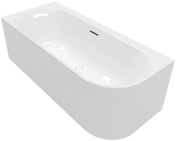 Villeroy & Boch Loop & Friends bañera de pared 180x80 cm oval blanco UBA180LOF9CL00V-01