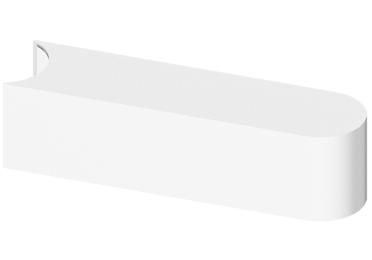 Light Prestige Magnetic Slim tapa del extremo del transformador x W blanco LP-656-MAG SLIM box wh