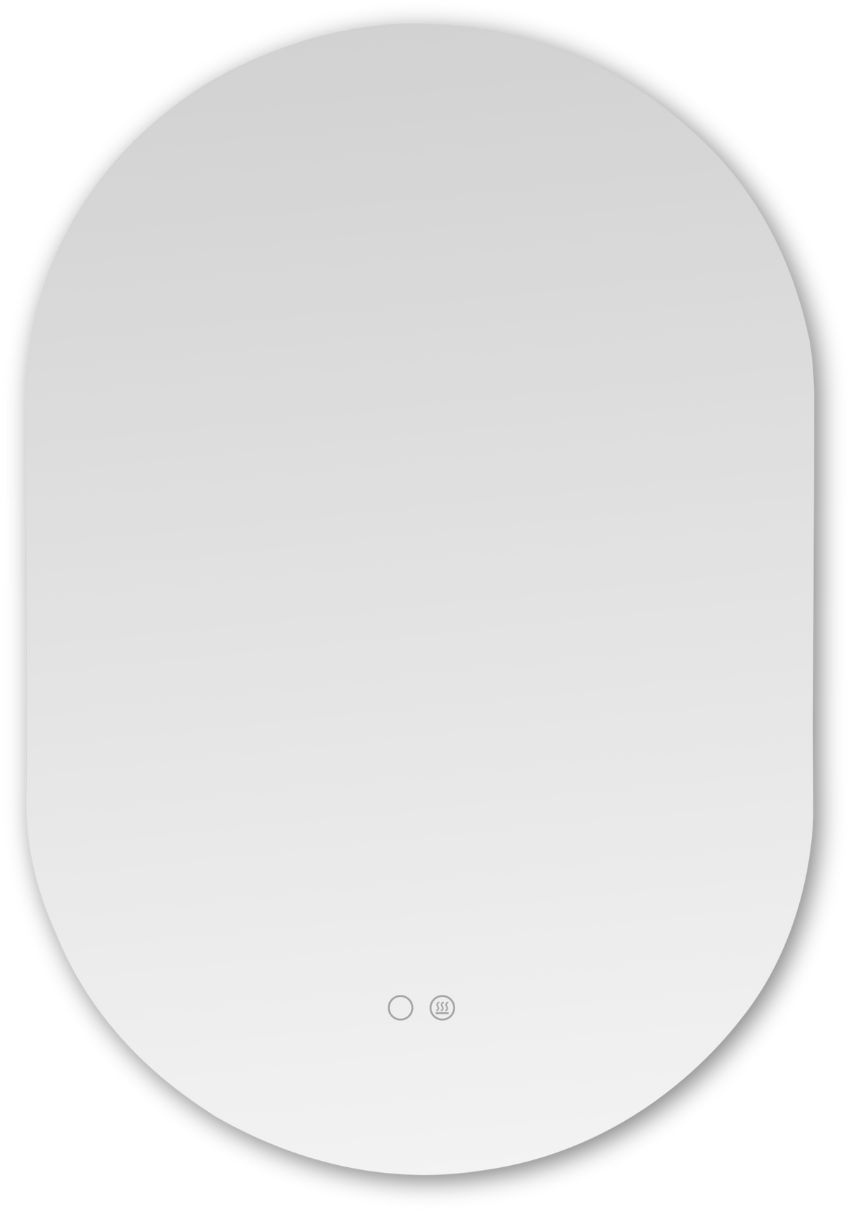 Zuma Line espejo 50x70 cm oval con iluminación con lámina calefactora D3002