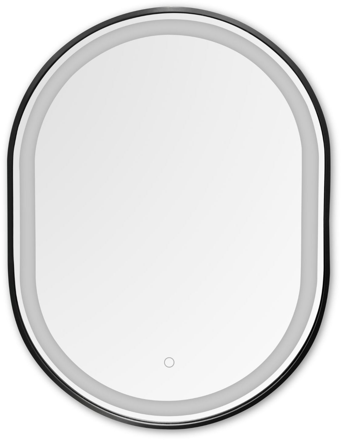 Zuma Line espejo 50x70 cm oval con iluminación negro D2383