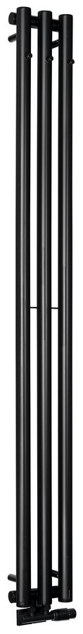 Sapho Pilon radiador de baño decorativo 180x19.6 cm negro IZ128T