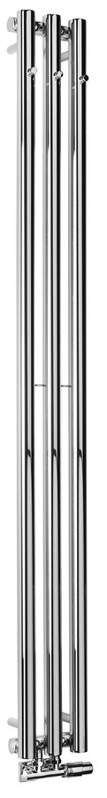 Sapho Pilon radiador de baño 180x19.6 cm cromo IZ126T