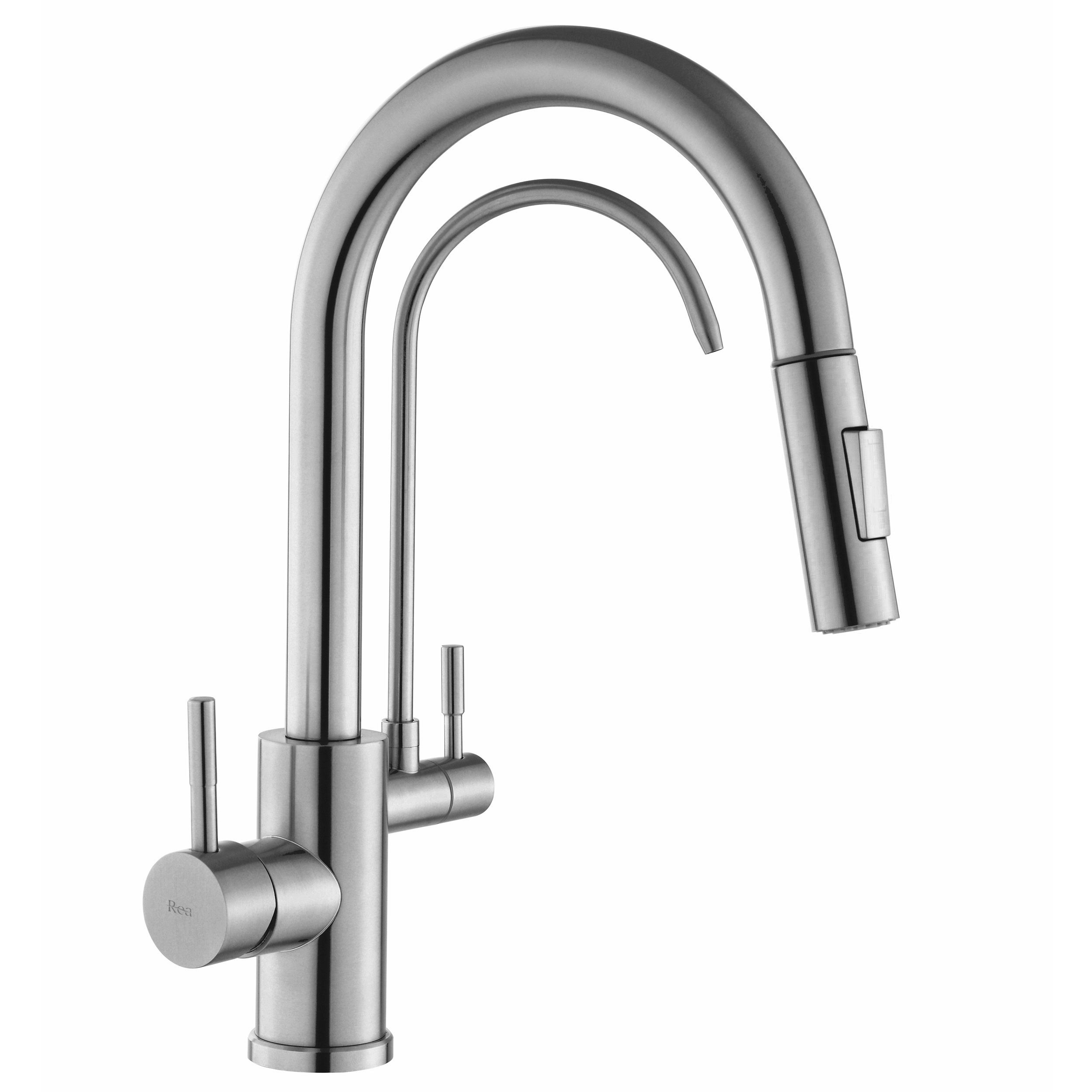 Rea Eco Fresh grifo para filtro de agua de pie níquel REA-B7563