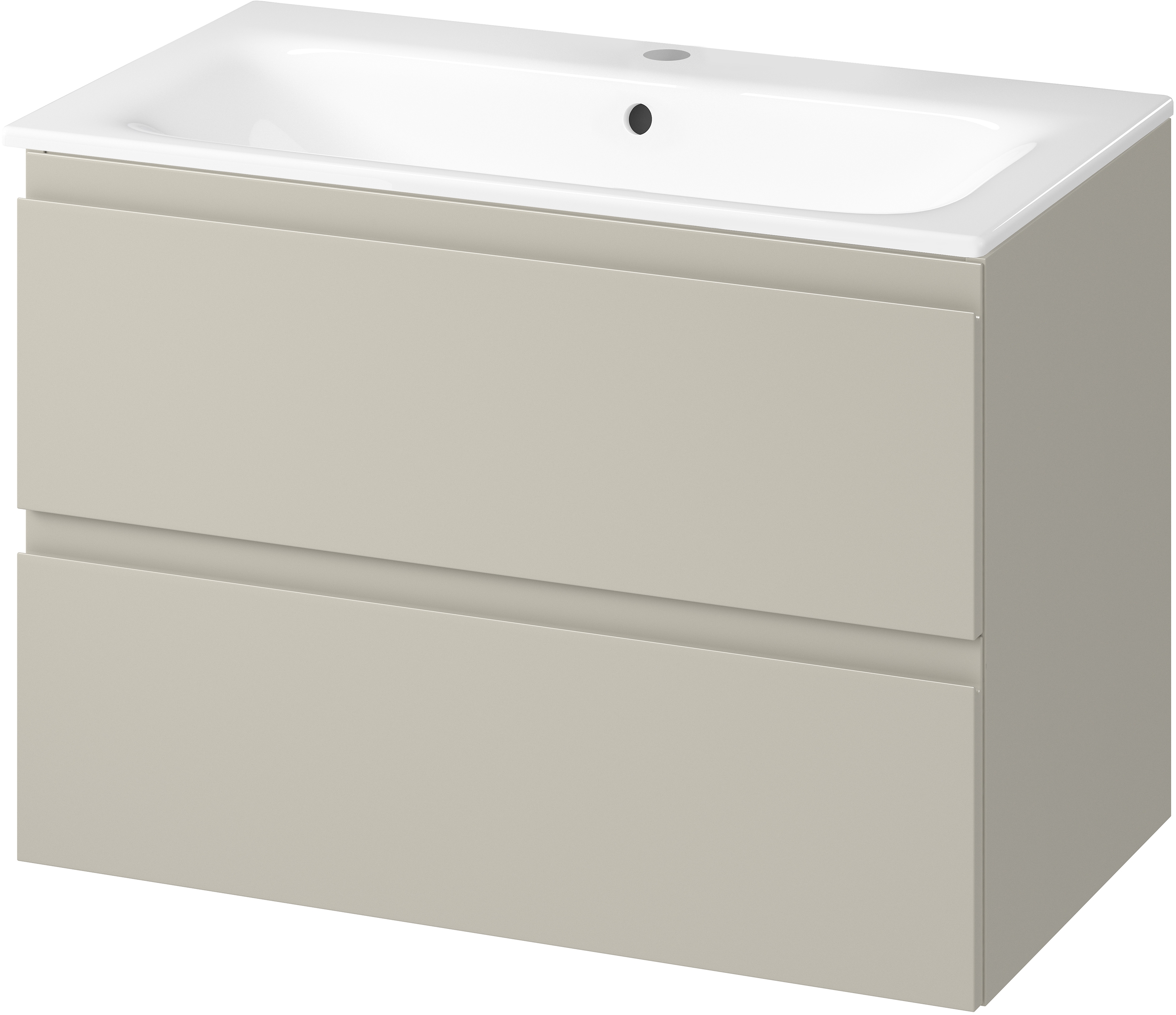 Cersanit Moduo lavabo con mueble 80 cm beige S801-592