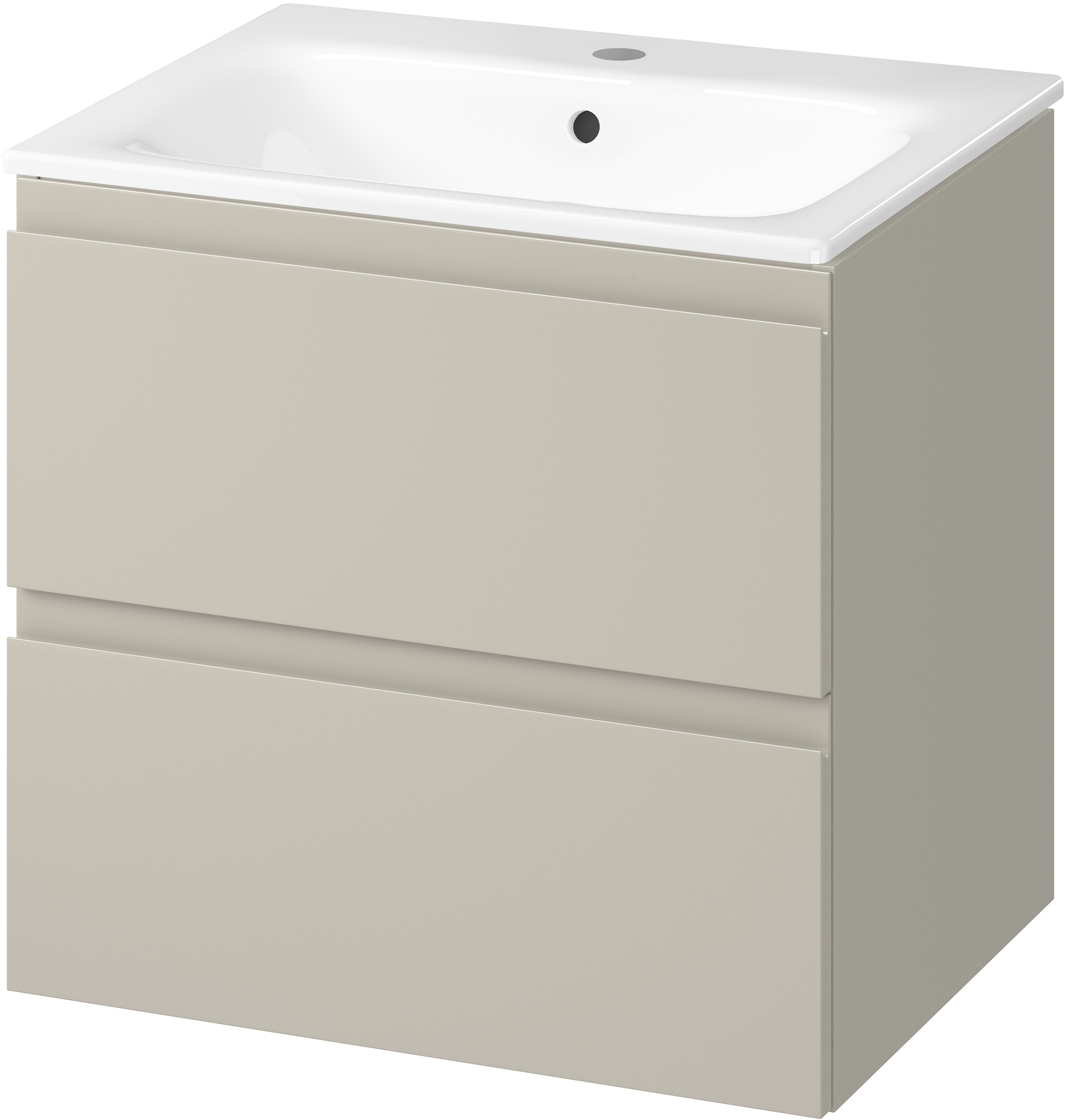 Cersanit Moduo lavabo con mueble 60 cm beige S801-591