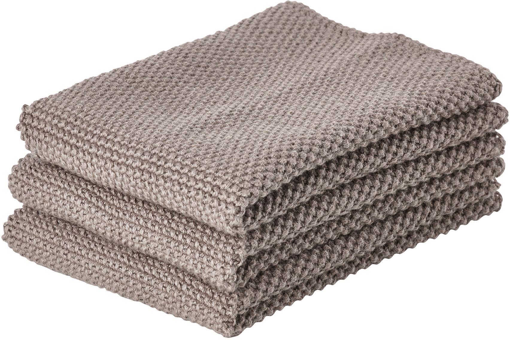 Zone Denmark juego de toallas 27x27 cm algodón gris 331242