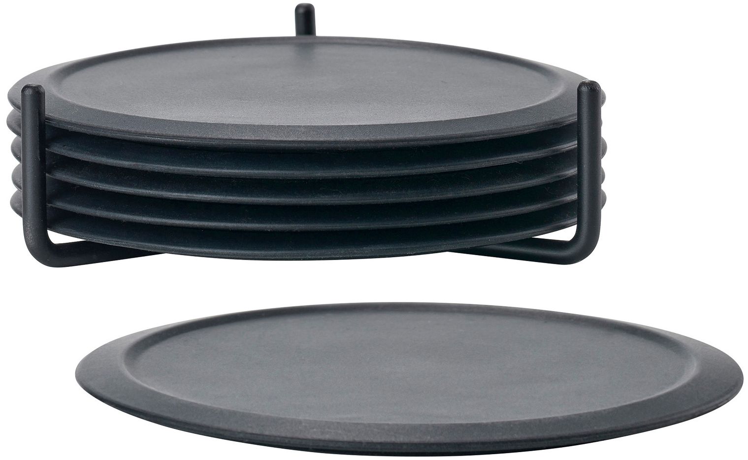 Zone Denmark Singles posavasos 10x10x3.1 cm negro 330303