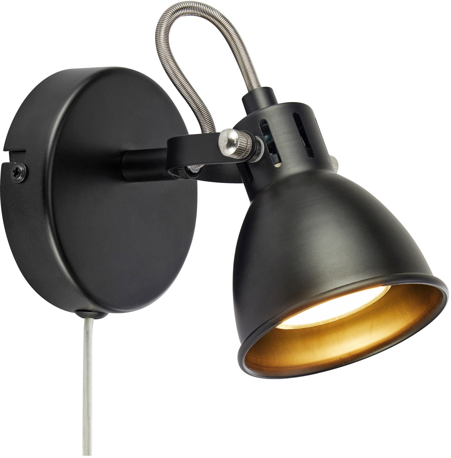 Markslöjd Mion lámpara de pared 1x7 W negro 108846