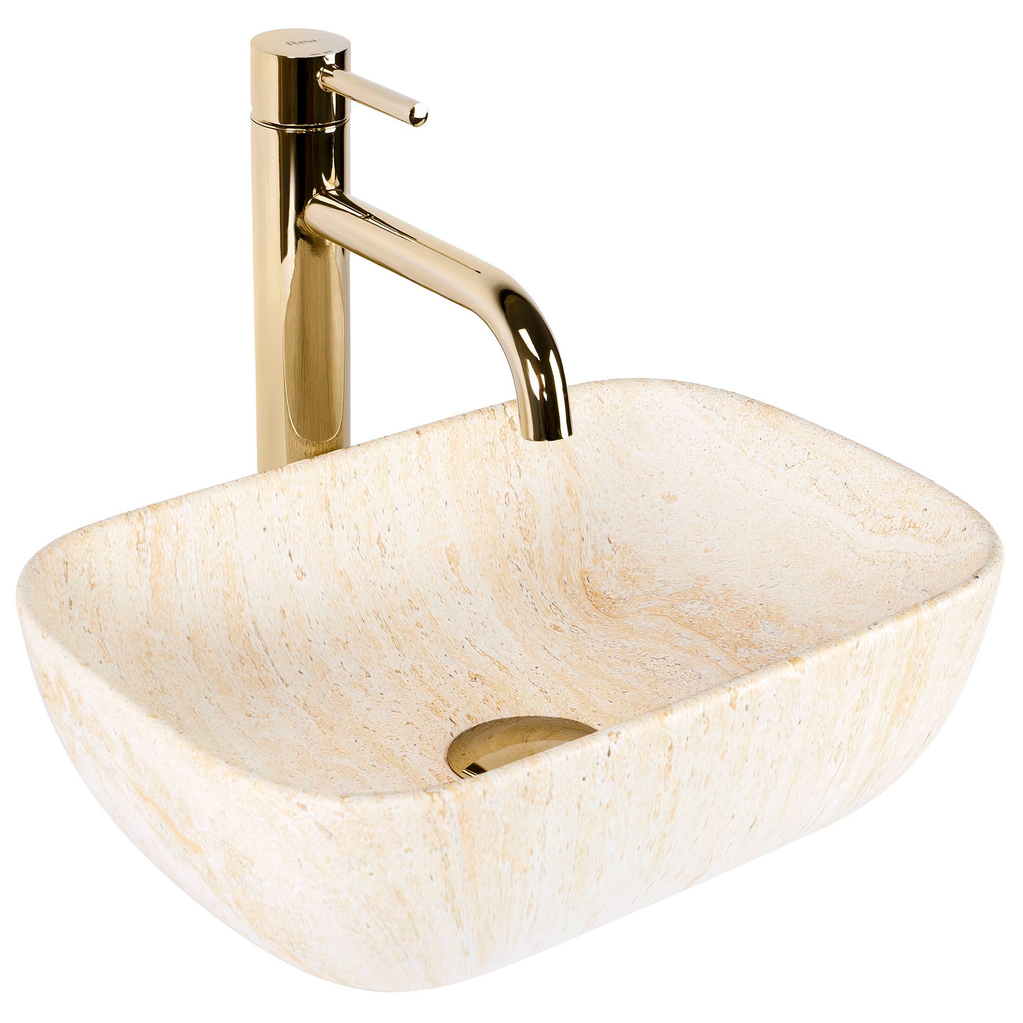 Rea Belinda Mini lavabo 36x25 cm sobre encimera REA-U4700