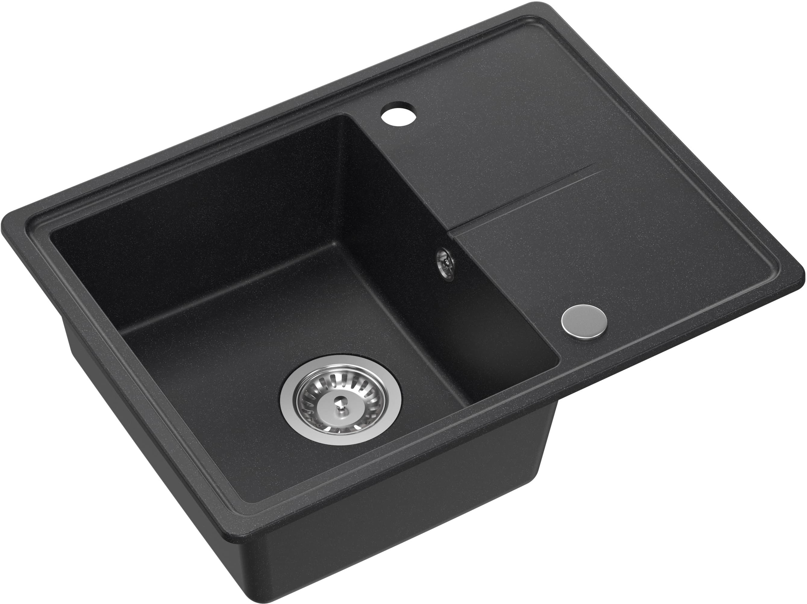 Quadron Tony fregadero graniteq 60x45 cm negro HTO6045CZK