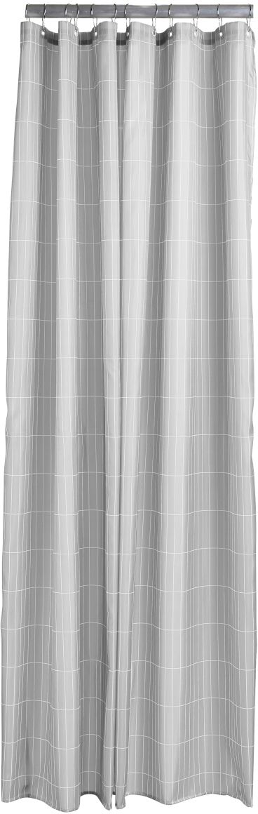 Zone Denmark Tiles cortina de ducha 200x180 cm gris 331844