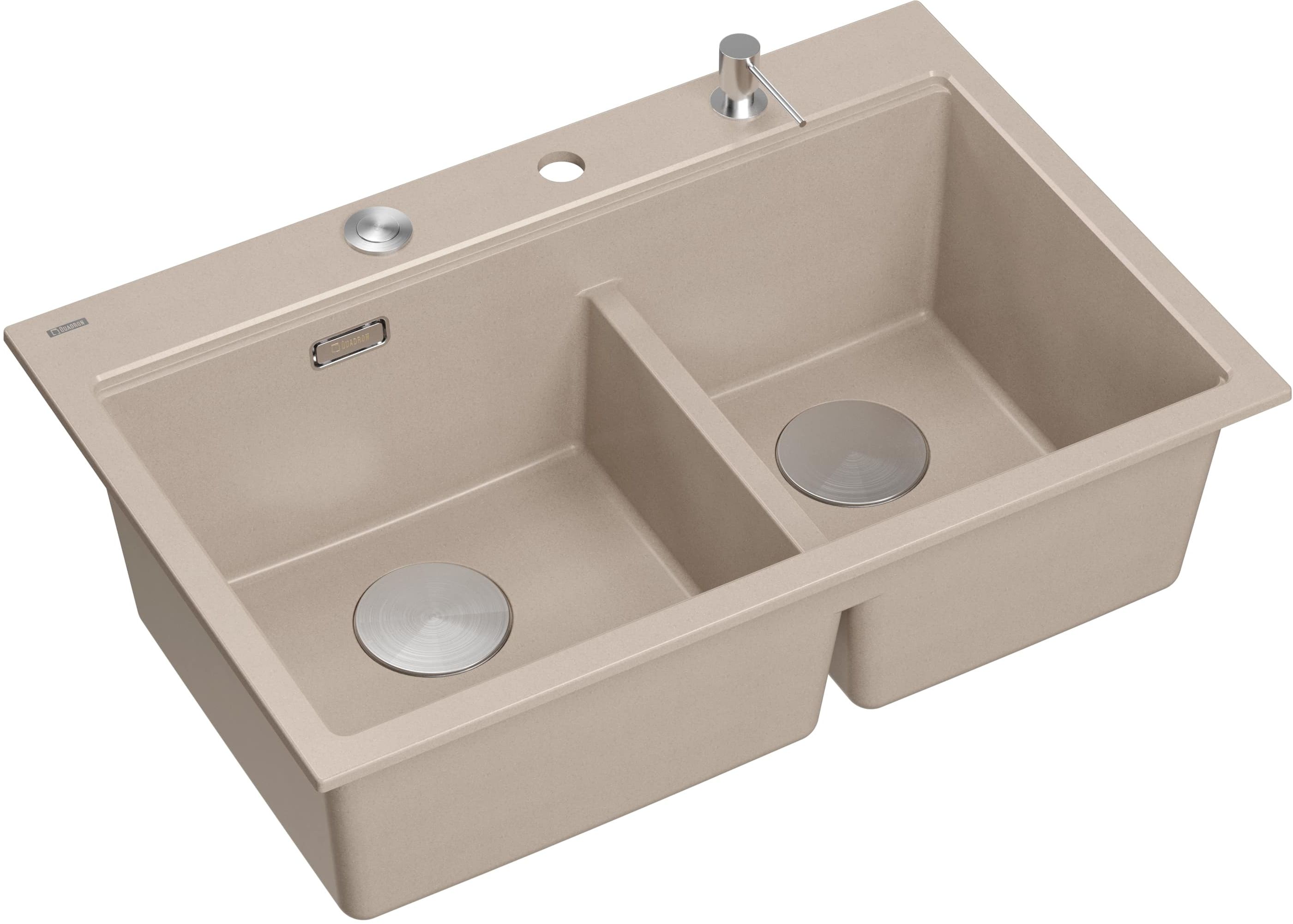 Quadron Marc 120 fregadero graniteq 76x50 cm beige HQC7650U2_BS