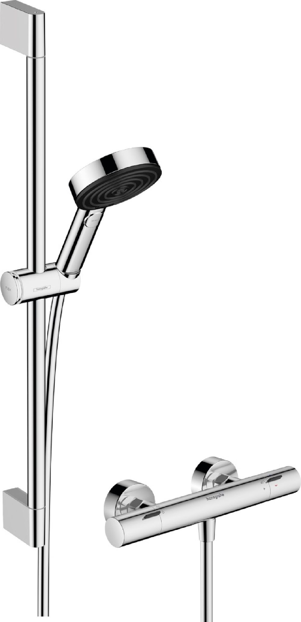Hansgrohe Pulsify Select S conjunto de ducha a pared con termostato cromo 24262000