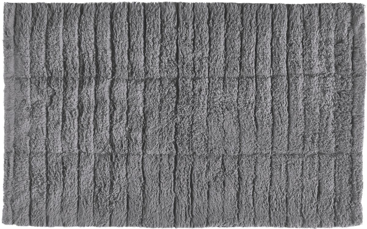 Zone Denmark Tiles alfombrilla para baño 80x50 cm rectangular gris 13533
