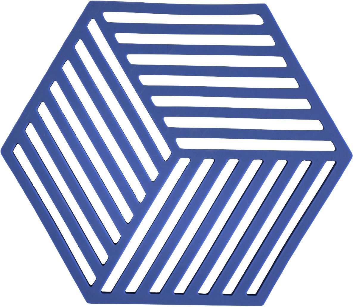 Zone Denmark Hexagon posa ollas 16x14x cm azul 31597