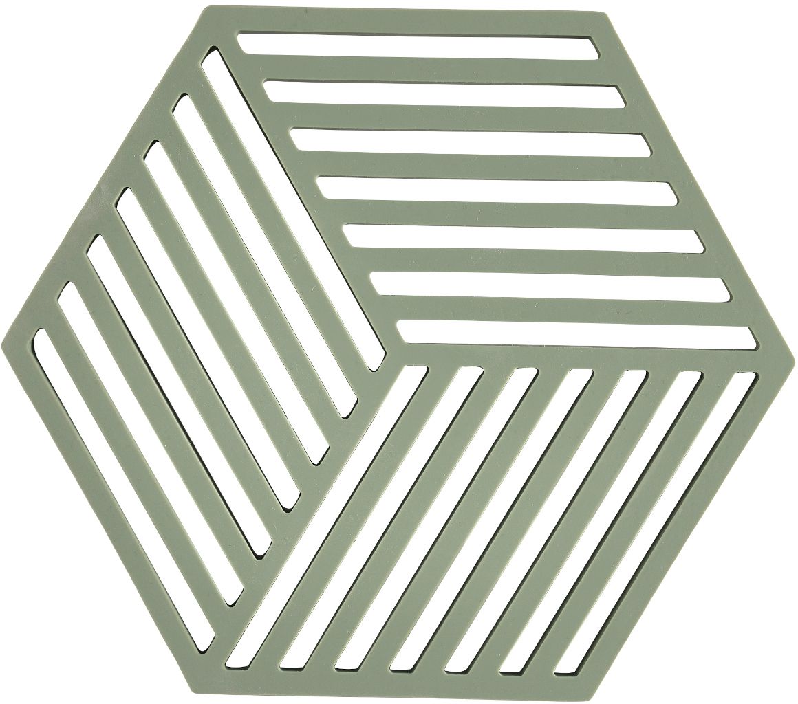 Zone Denmark Hexagon posa ollas 16x14x cm verde 31599