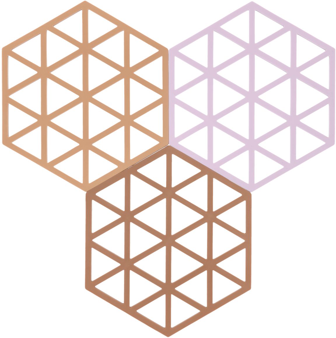 Zone Denmark Triangles posa ollas 16x14x cm mezcla de colores 32707