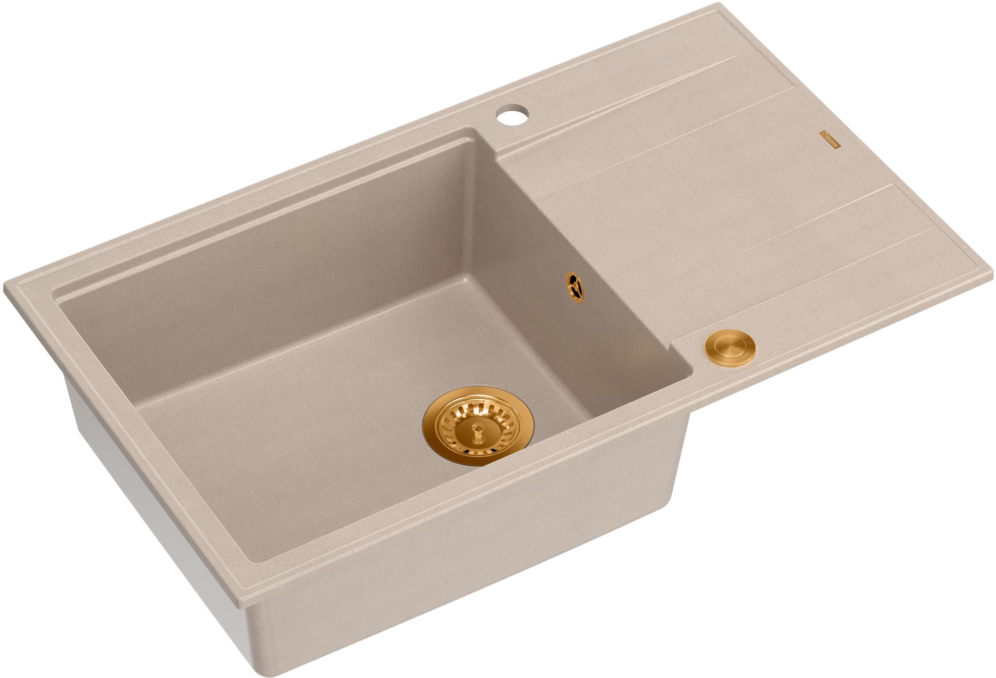 Quadron Evan fregadero graniteq 86x50 cm beige HCQE58650U2_PVDC1_P2O