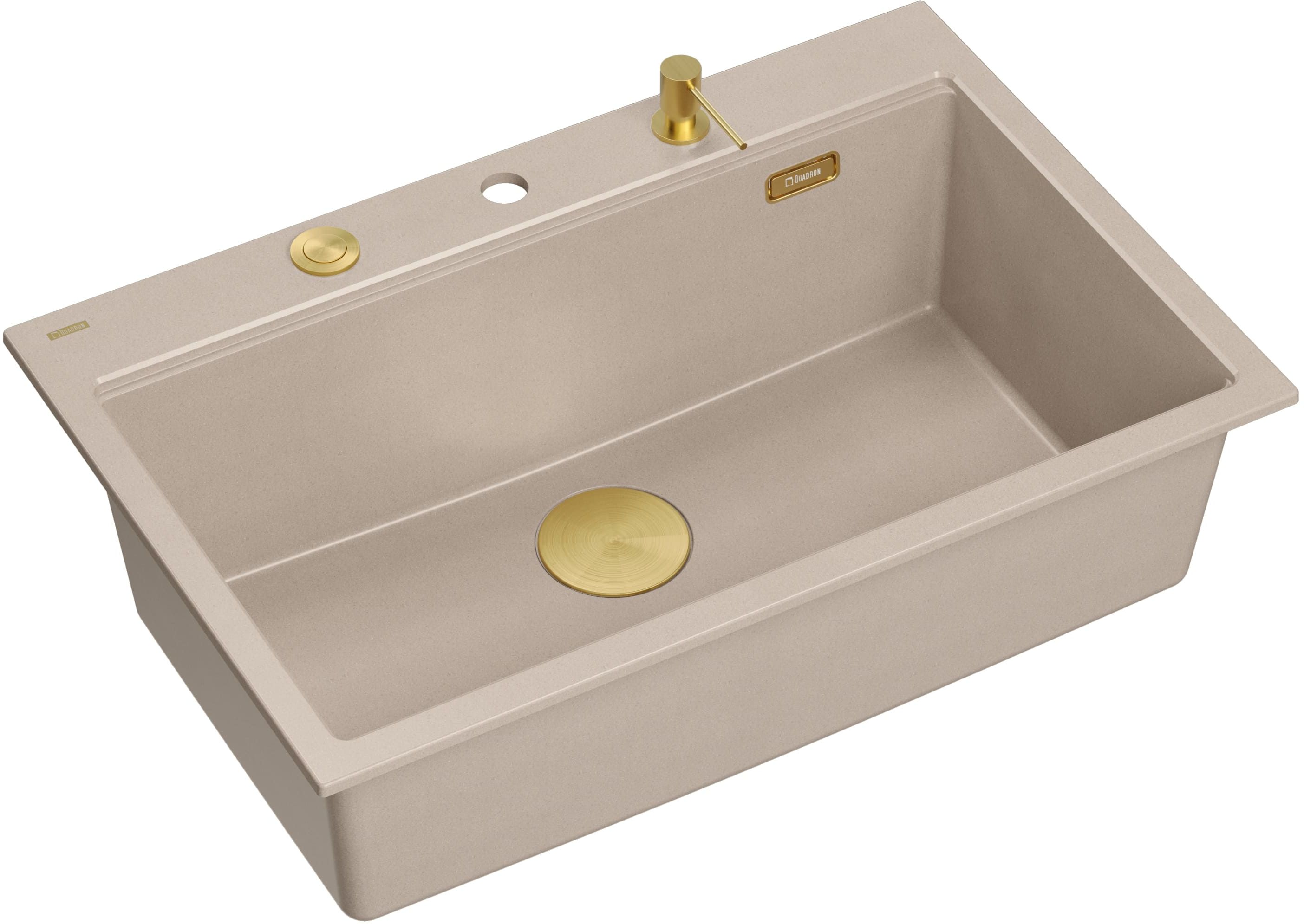 Quadron Marc fregadero graniteq 76x50 cm beige HQM7650U2_PVDG1