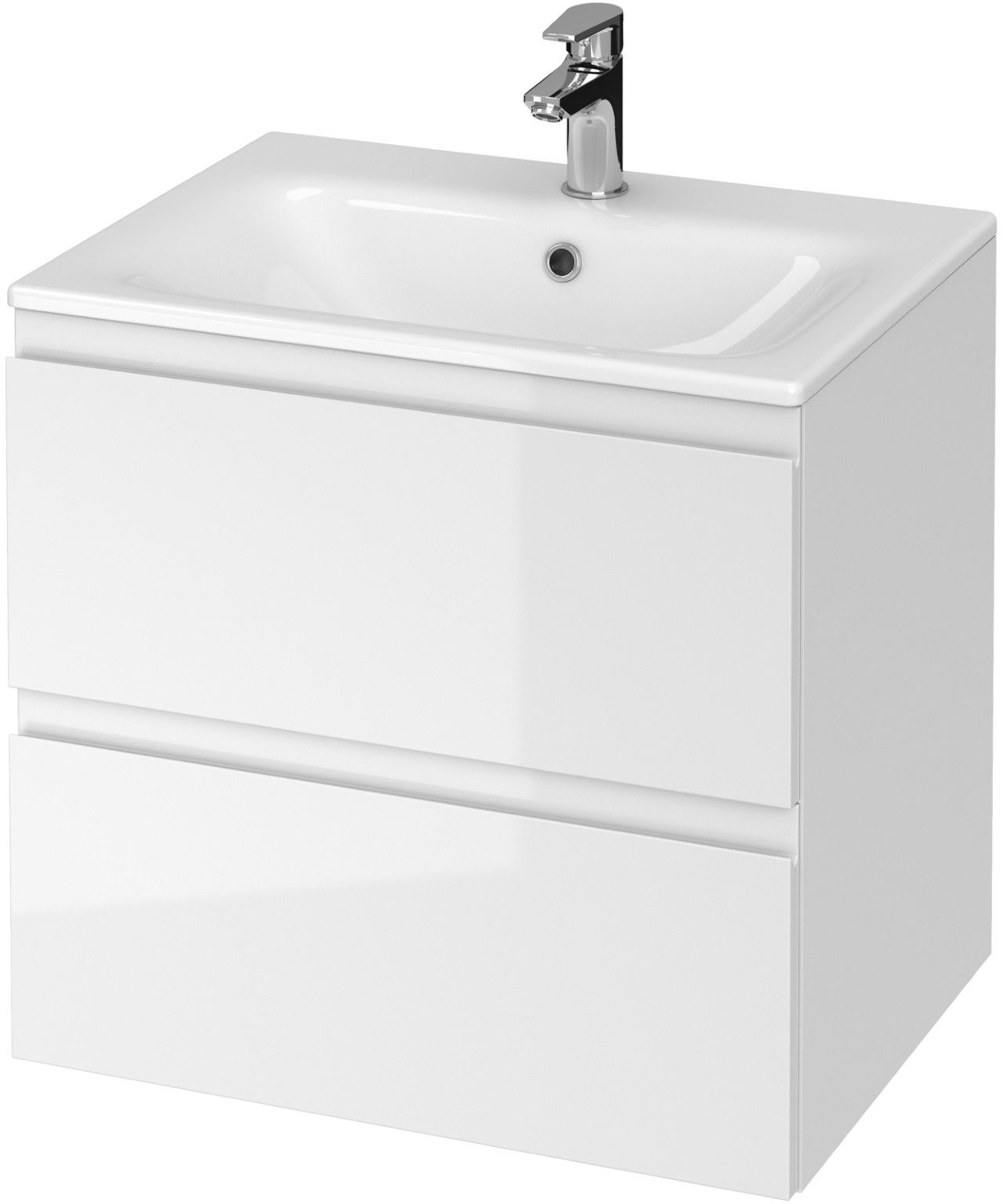 Conjunto armario Cersanit Modo S590-042, lavabo Cersanit Ontario K669-010