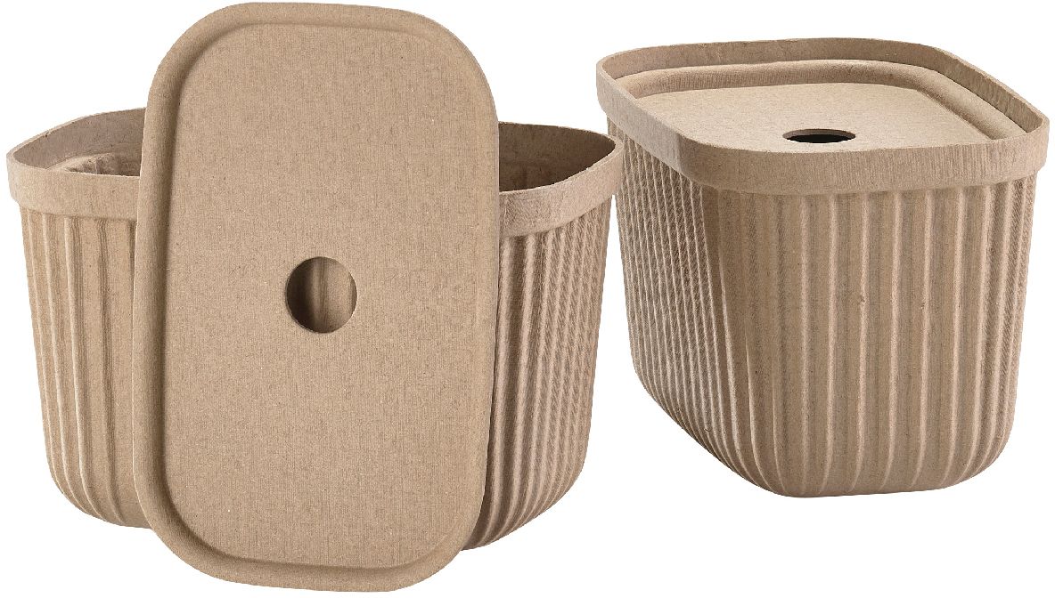 Zone Denmark Pulp recipiente para baño marrón 31766