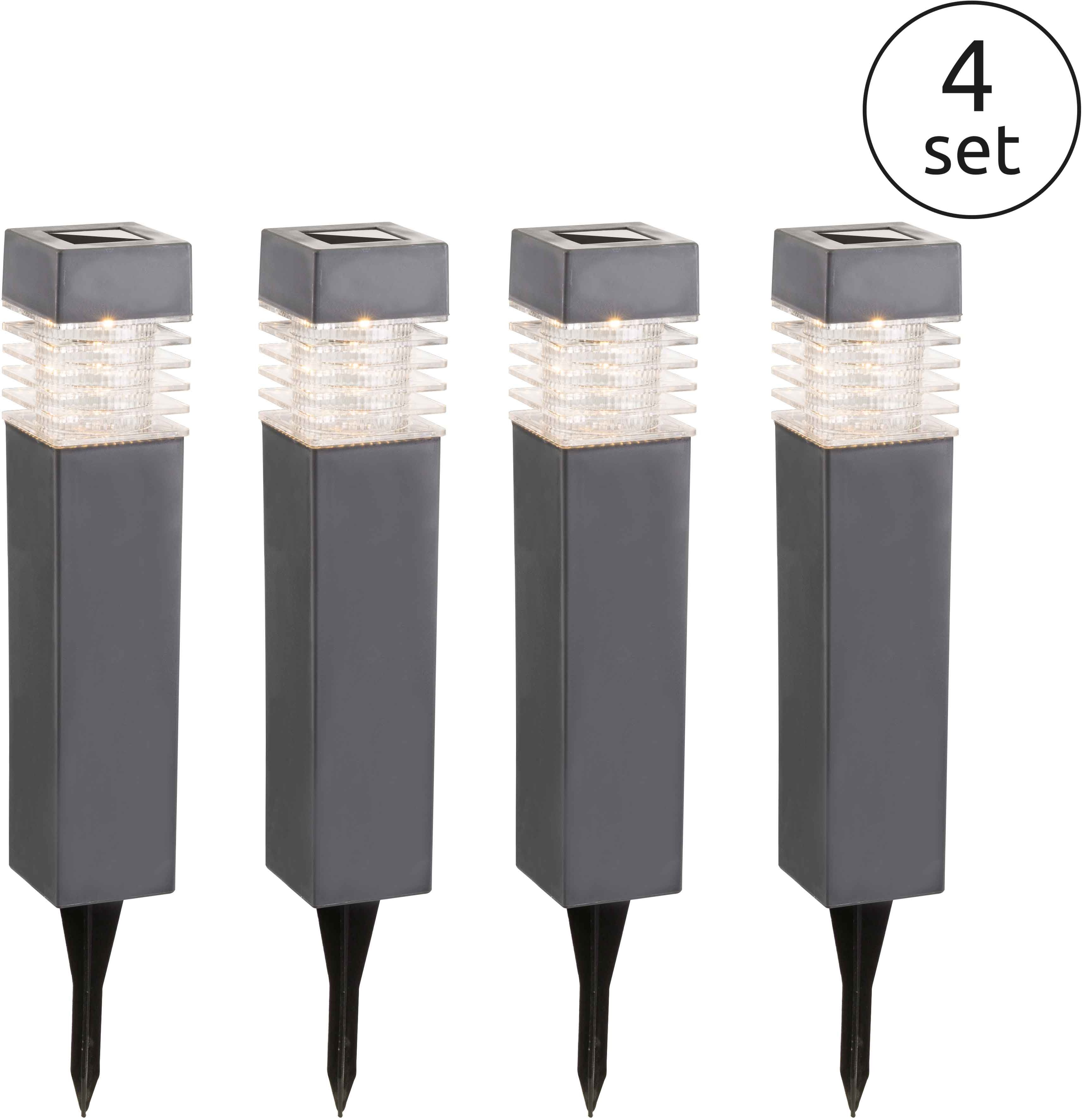 Globo Lighting Solar lámpara de suelo 1x0.06 W negro 33269-4