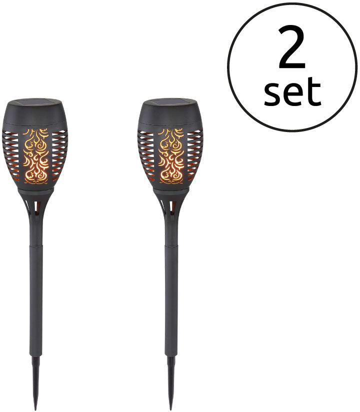 Globo Lighting Solar lámpara de suelo 1x0.1 W negro 33535-2