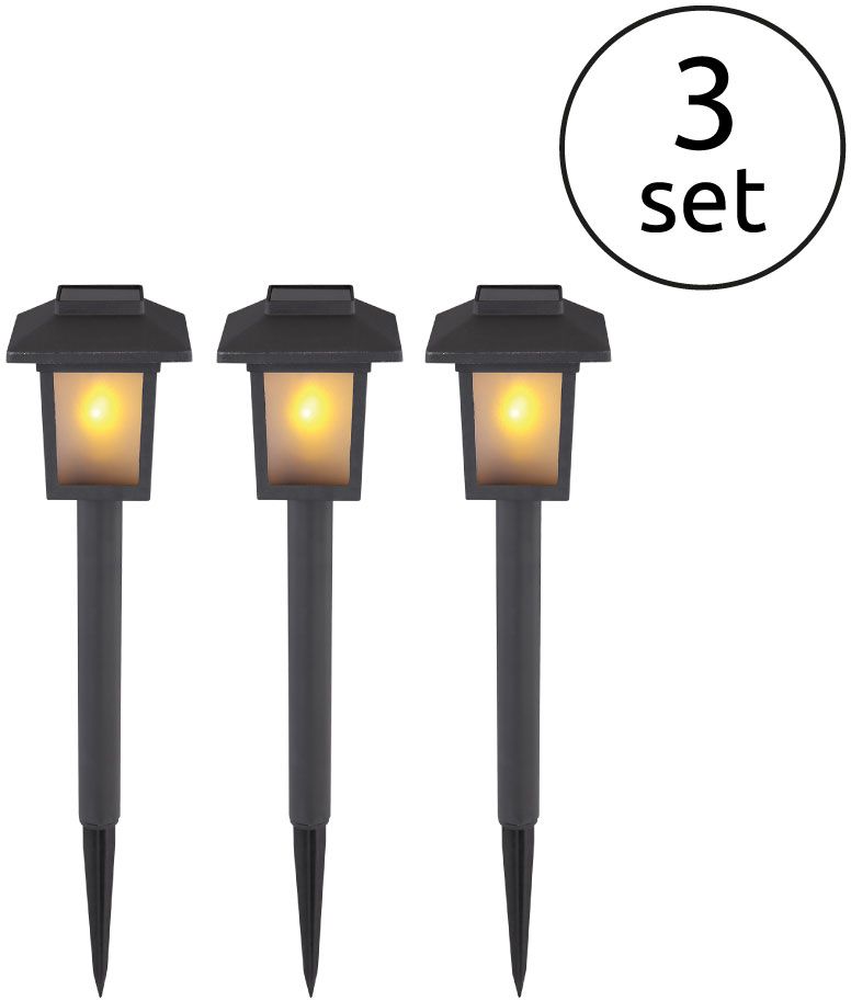 Globo Lighting Solar lámpara de suelo 1x0.1 W negro 33577-3