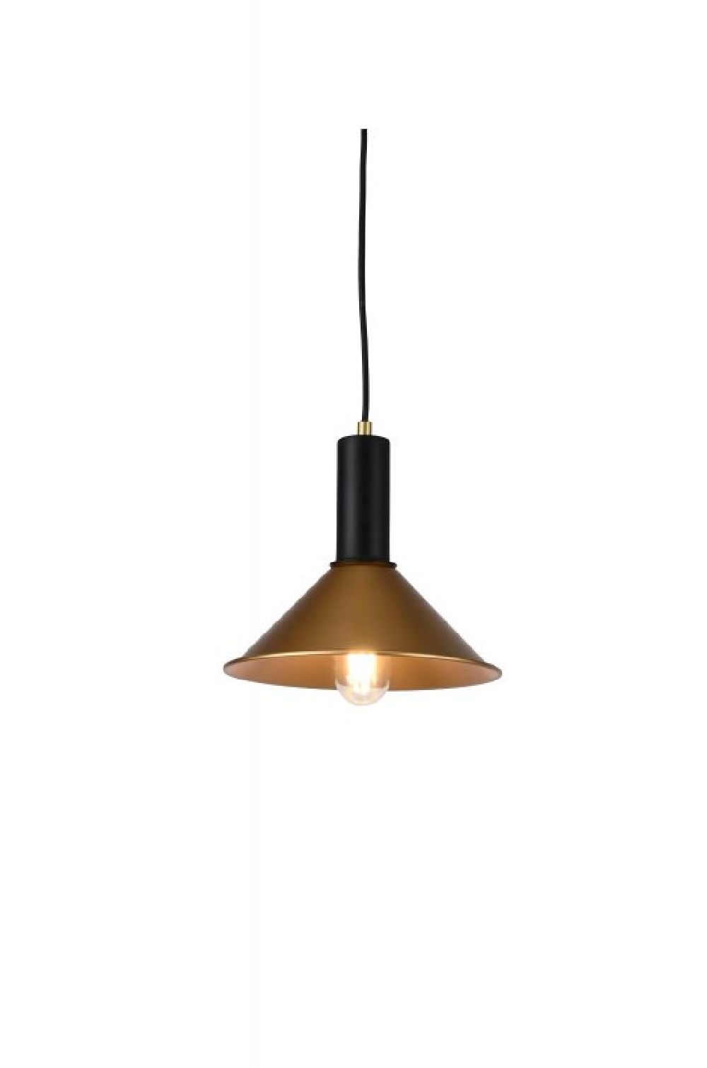 GTV Prive lámpara colgante 1x40 W oro OS-PRIVE-40-DEC